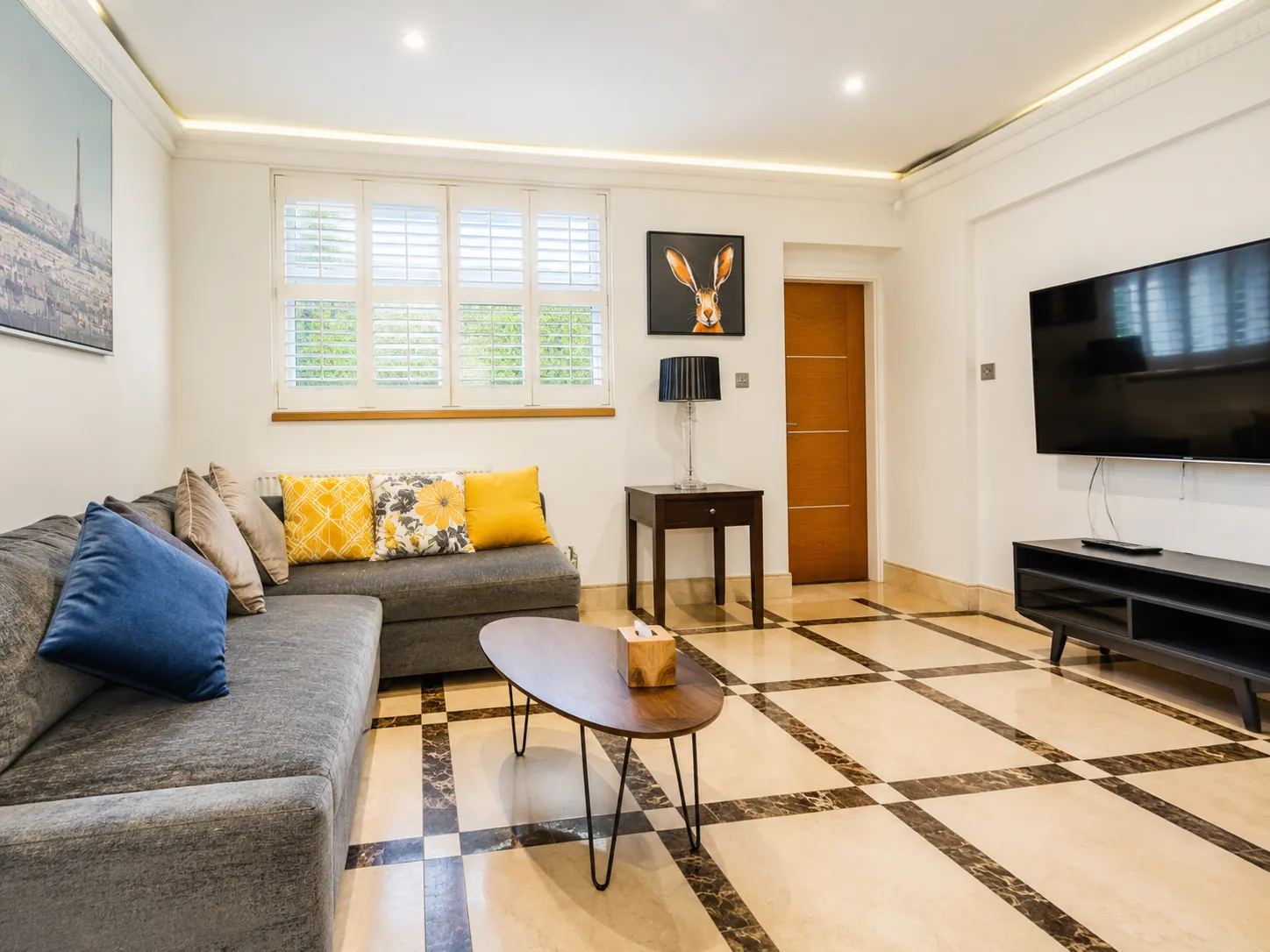 Two-bed garden flat by Clapham Common, London
